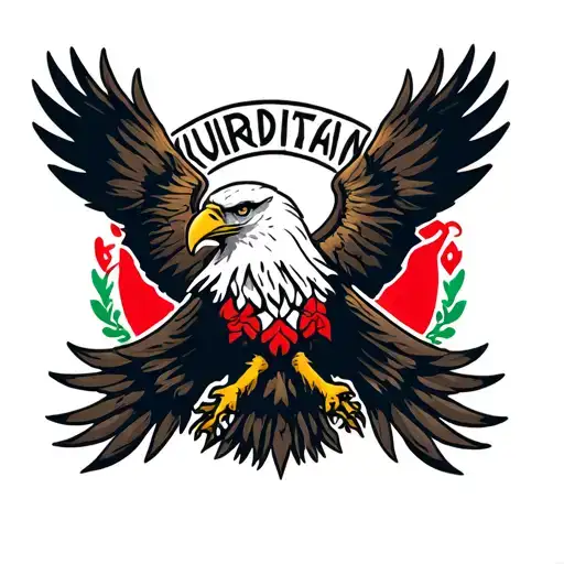 "kurdistan" "kurdistan" eagle tattoo design idea