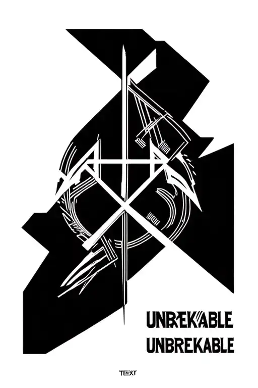 "UNBREAKABLE" Metallica tattoo design idea