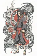 Itachi Uchiha tattoo design idea