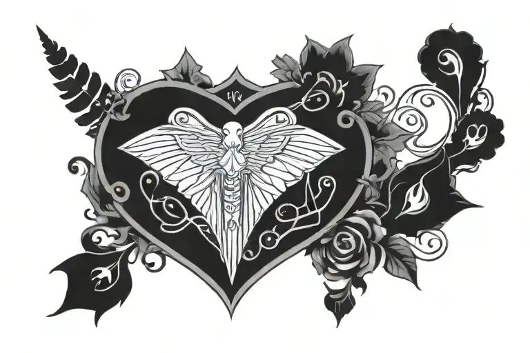 Brooklyn New York chest piece tattoo design idea