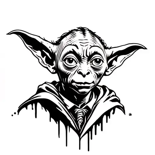 Dobby Harry Potter tattoo design idea