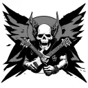 Metallica and justice for all album cover tattoo design idea