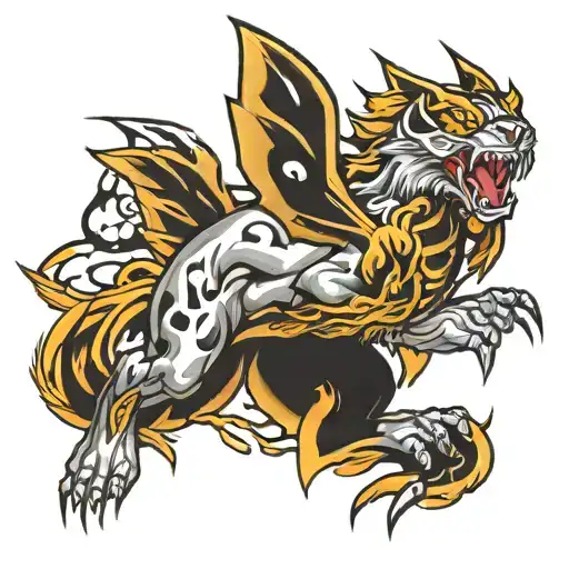 7 thunderbolt 4 tattoo design idea