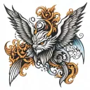 7 thunderbolt 4 tattoo design idea