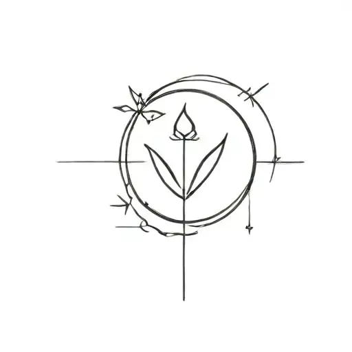 symbol of new beginnings small  tattoo design idea