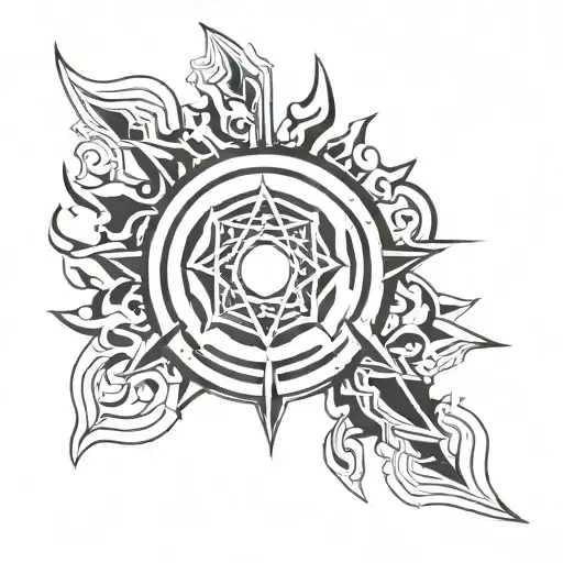 Arcane tattoo design idea