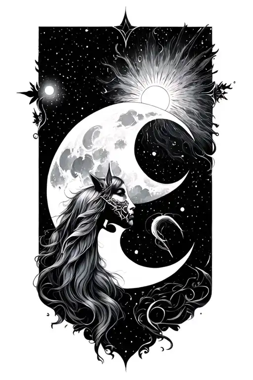 Virgo sun Gemini moon Sagittarius rising tattoo design idea