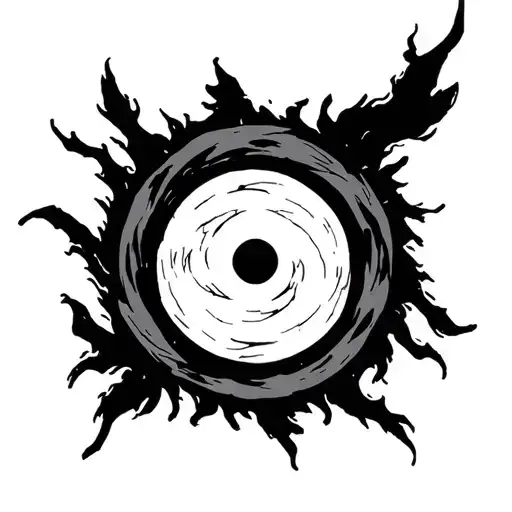 Madara Uchiha Eternal Mangekyou Sharingan tattoo design idea
