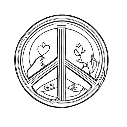 Asmterdam, peace, woman, small tattoo, cycle, love tattoo design idea