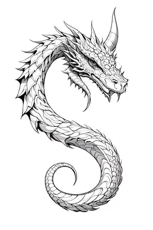 Jörmungandr tattoo design idea