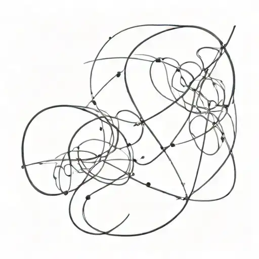 L & P intertwined tattoo design idea