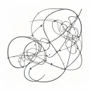 L & P intertwined tattoo design idea