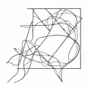 L & P intertwined tattoo design idea