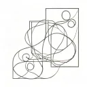 L & P intertwined tattoo design idea