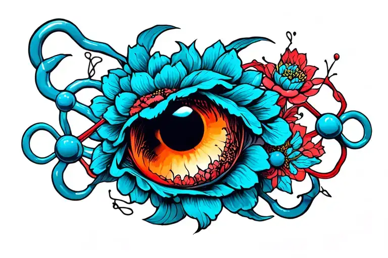 Adrenaline Molecule tattoo design idea