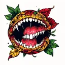 bite mark tattoo tattoo design idea