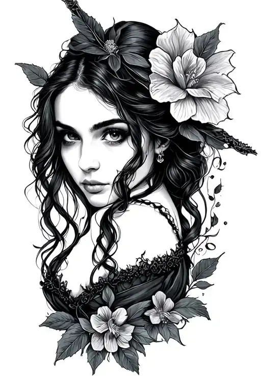 practical magic movie tattoo design idea