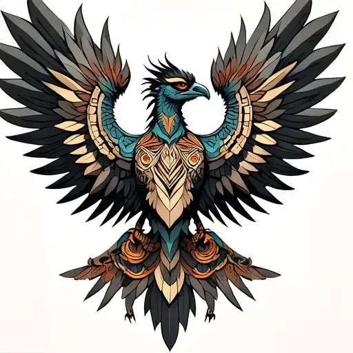 Indonesian mythology Garuda tattoo design idea