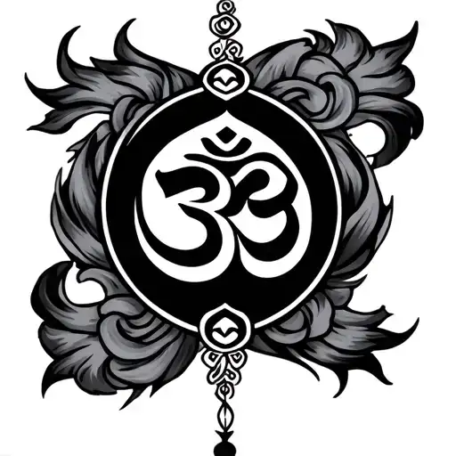 Om Mani Padme Hum tattoo design idea