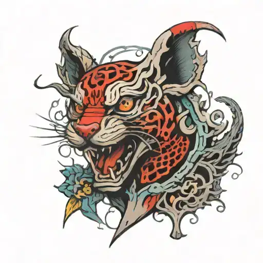 Zhang Cheng's exclusive meat hole tattoo design idea