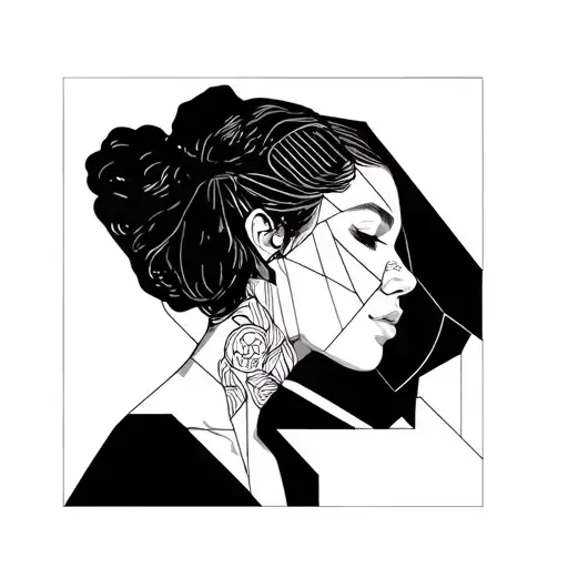 adhd woman tattoo design idea