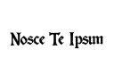 "Nosce Te Ipsum" tattoo design idea
