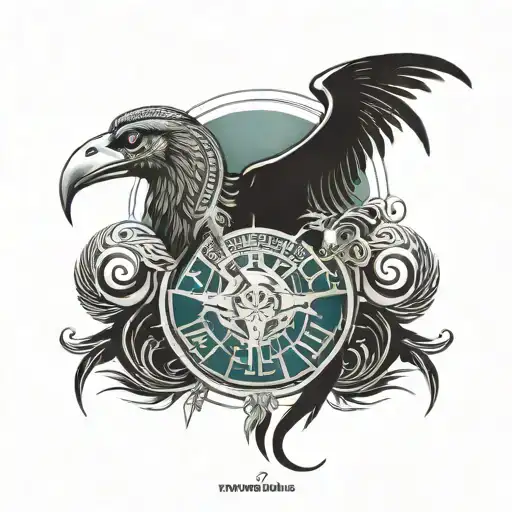 thoth enki creation ra  leo zodiac sign tattoo design idea