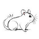 hamster tattoo design idea