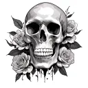 Memento Mori tattoo design idea