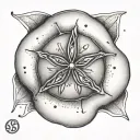 sand dollar tattoo design idea