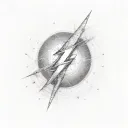 flash icon tattoo design idea