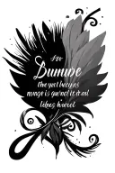 name written with bible scripture tattoo design idea