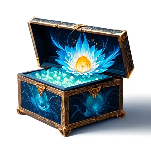 pandoras box ethereal  tattoo design idea