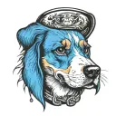 beagle tattoo design idea