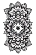 mandala design incorporating tattoo design idea