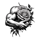 Bicep tattoo design idea