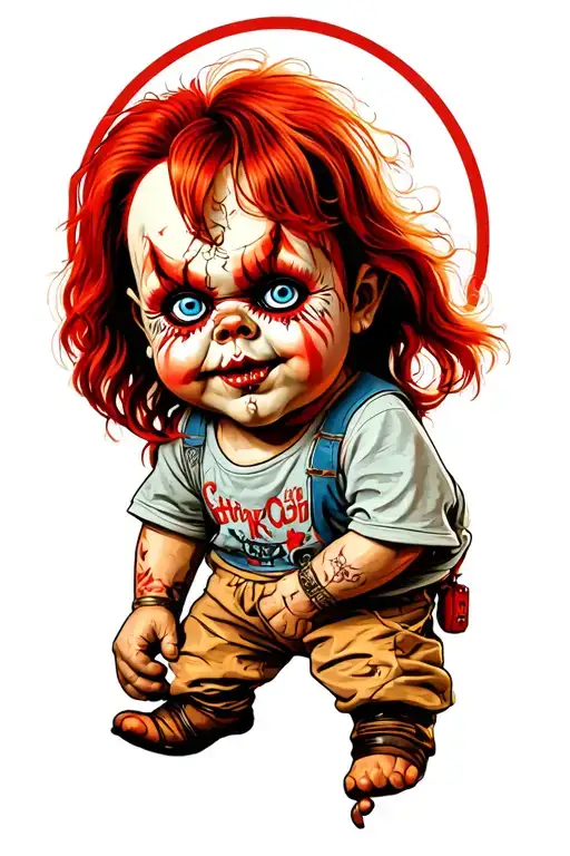 Chucky tattoo design idea