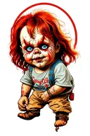 Chucky tattoo design idea