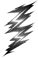 Lighting bolt with lighting going throughout tattoo design idea