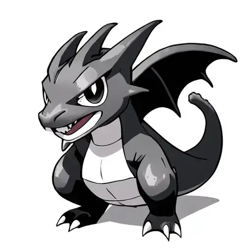 charizard Pokémon tattoo design idea