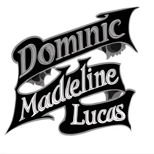 "Dominic Sofia Madeline Lucas" neo traditional tattoo tattoo design idea