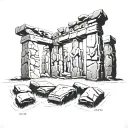 Stonehenge tattoo design idea