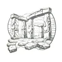 Stonehenge tattoo design idea