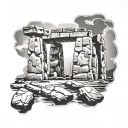 Stonehenge tattoo design idea