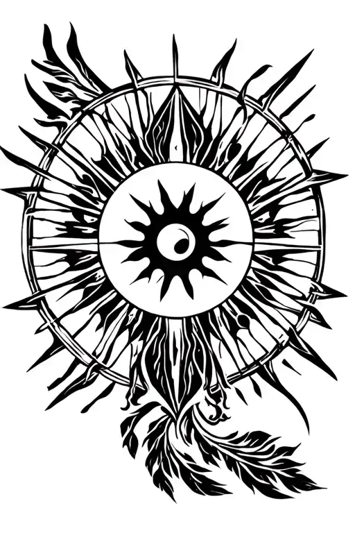 sun energy, zodiac: aquarius zodiac sign, mulank 1: leadership, confidence, ambitious, royalty. Aman represents peace. tattoo design idea