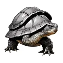 Viking Turtle tattoo design idea