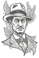 mafia tattoo design idea