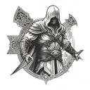 Ezio tattoo design idea