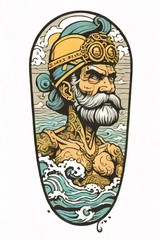 Homers odyssey tattoo design idea