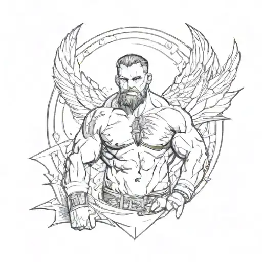 wwe super price tattoo design idea